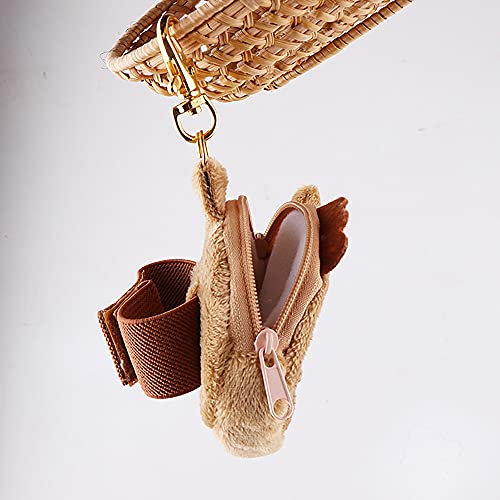 Taiyaki portemonnee - kleine portemonnee kan enkele kleine items bevatten, pluche speelgoed portemonnee cadeau voor… - Afbeelding 4