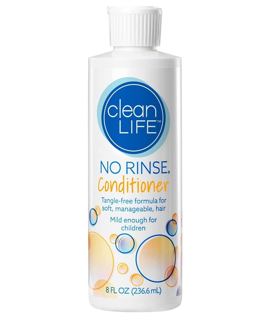 No-Rinse Hair Conditioner, 8 fl oz - Leaves Hair Fresh, Clean and Odor-Free, Rinse-Free Formula