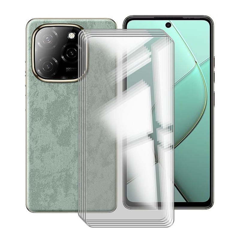 [5 Pack] for Tecno Spark 20 Pro 5G Screen Protector Tempered Galss, High Clear [9H Hardness] [Bubble Free] Tempered Glass Protective Film for Tecno Spark 20 Pro 5G (6.78 Inch)