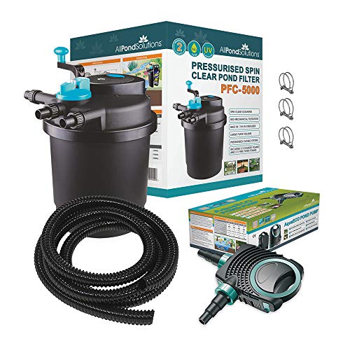 Pressurised Koi Fish Pond Filter/UV Steriliser (PFC-5000-KIT)