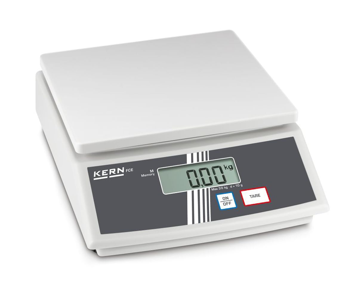 Kern Tischwaage W?gebereich (max.) 6 kg Ablesbarkeit 2 g netzbetrieben, batteriebetrieben (FCE 6K2N)