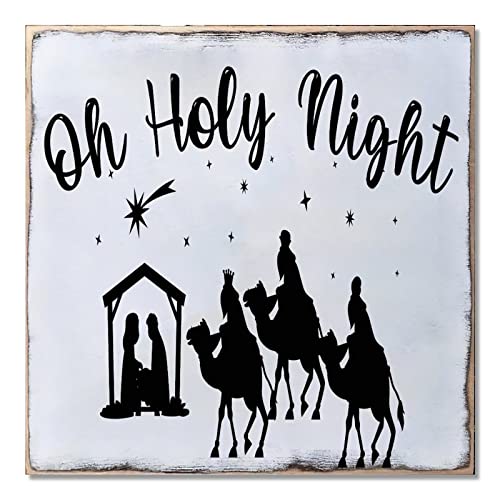 Signe de bienvenue en bois pour ferme et table rustique de Noël