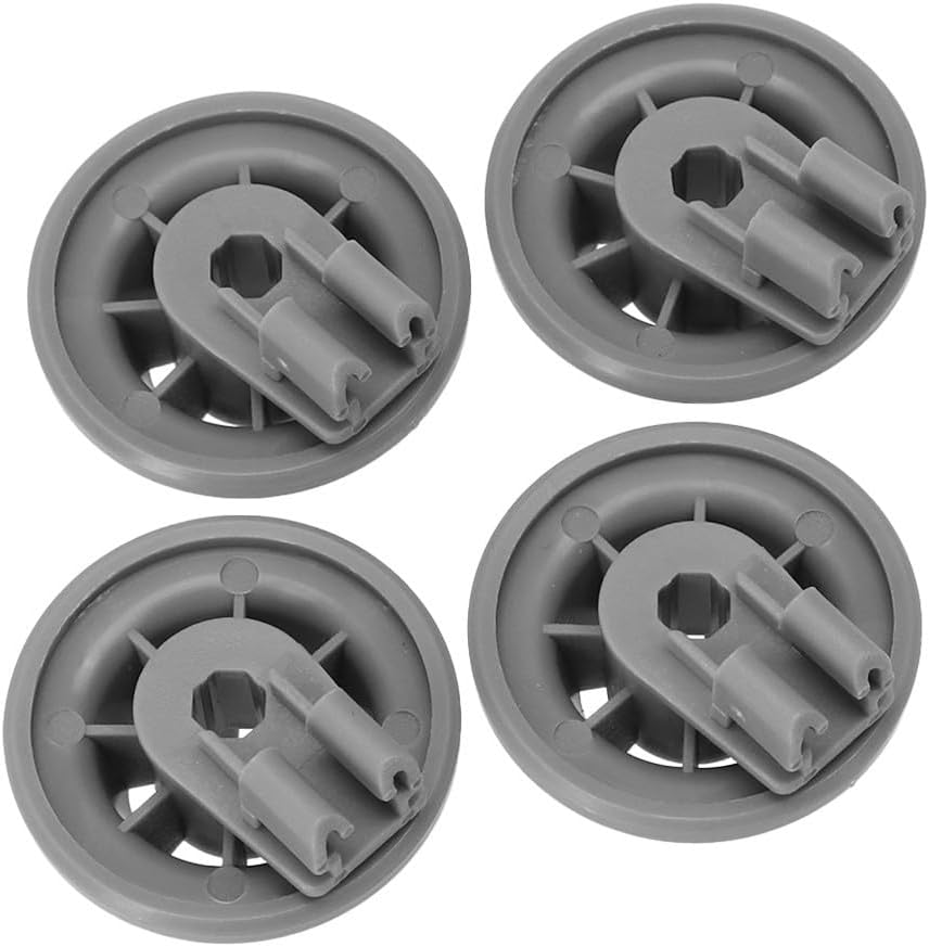 Dishwasher Lower Rack Wheels Replacement Basket Roll Wheels Parts for Dishwasher Lower Basket Wheels with Roll Holder