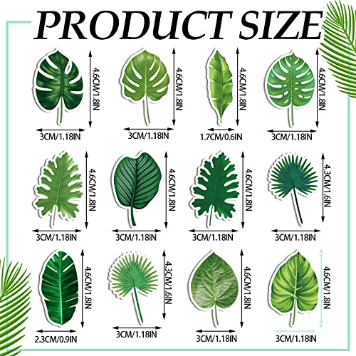Kanayu 48 Pcs Tropical Leaves Refrigerator Magnets Cute Mini Magnetic Monstera Plant Fridge Magnets Fun Plant Magnets Sticker For Home Office Kitchen Car Locker Metal Door Decor Accessories #TOP3