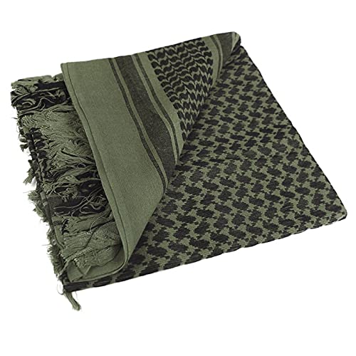 Image of PURFUN Men's Large Arab Shemagh Headscarf Muslim Headcover Shawl Keffiyeh Arabic Scarf