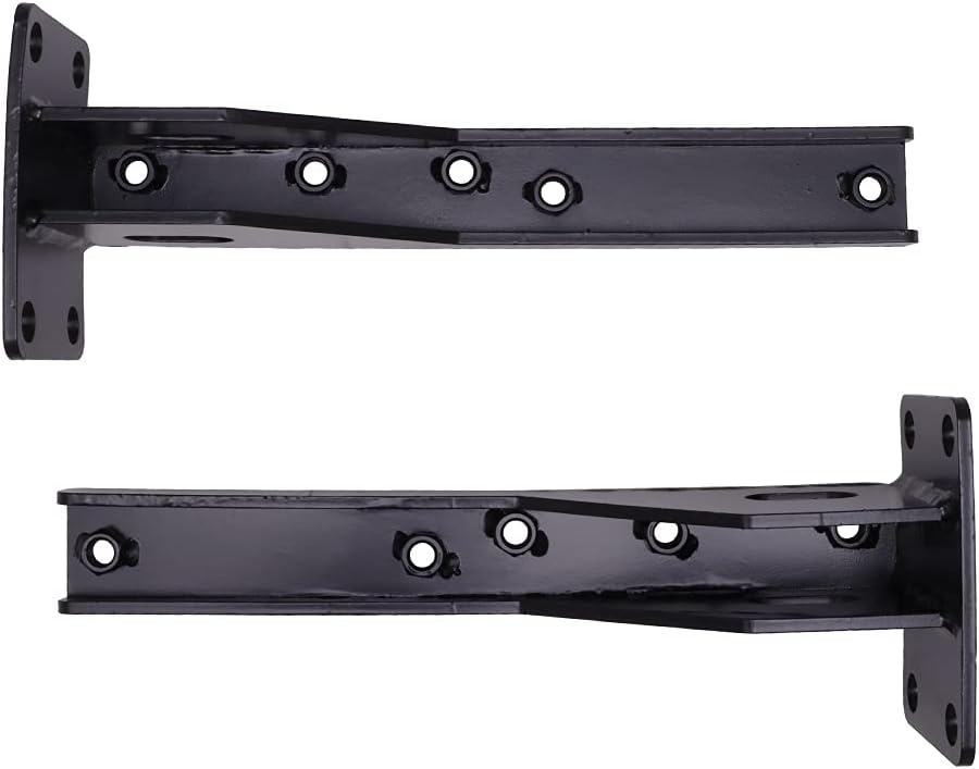 ELITEWILL 2Pcs XJ Rear Bumper Brackets Support Compatible with 1986-2001 Jeep Cherokee XJ DIY