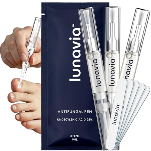 antifungal pen  cures most athletes foot jock itch and ringworm - 25 undecylenic acid with added tea tree jojoba clove bud oils amp aloe - 3-pack twist pen 9ml volume