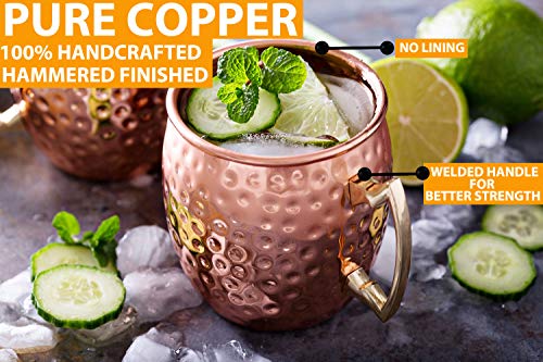 Gold Armour 5841490734 Moscow Mule Mugs - Set Of 4 thumb #1