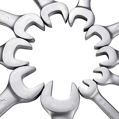 Acrux7 Ratcheting Wrench Set, Flex Head Metric Combination Wrench Set, 6 Ratcheting Spanners: 8Mm 9Mm 10Mm 11Mm 12Mm 13Mm, Chrome Vanadium Steel Wrenches For Metric Hex Nuts Bolts Standoffs #TOP6