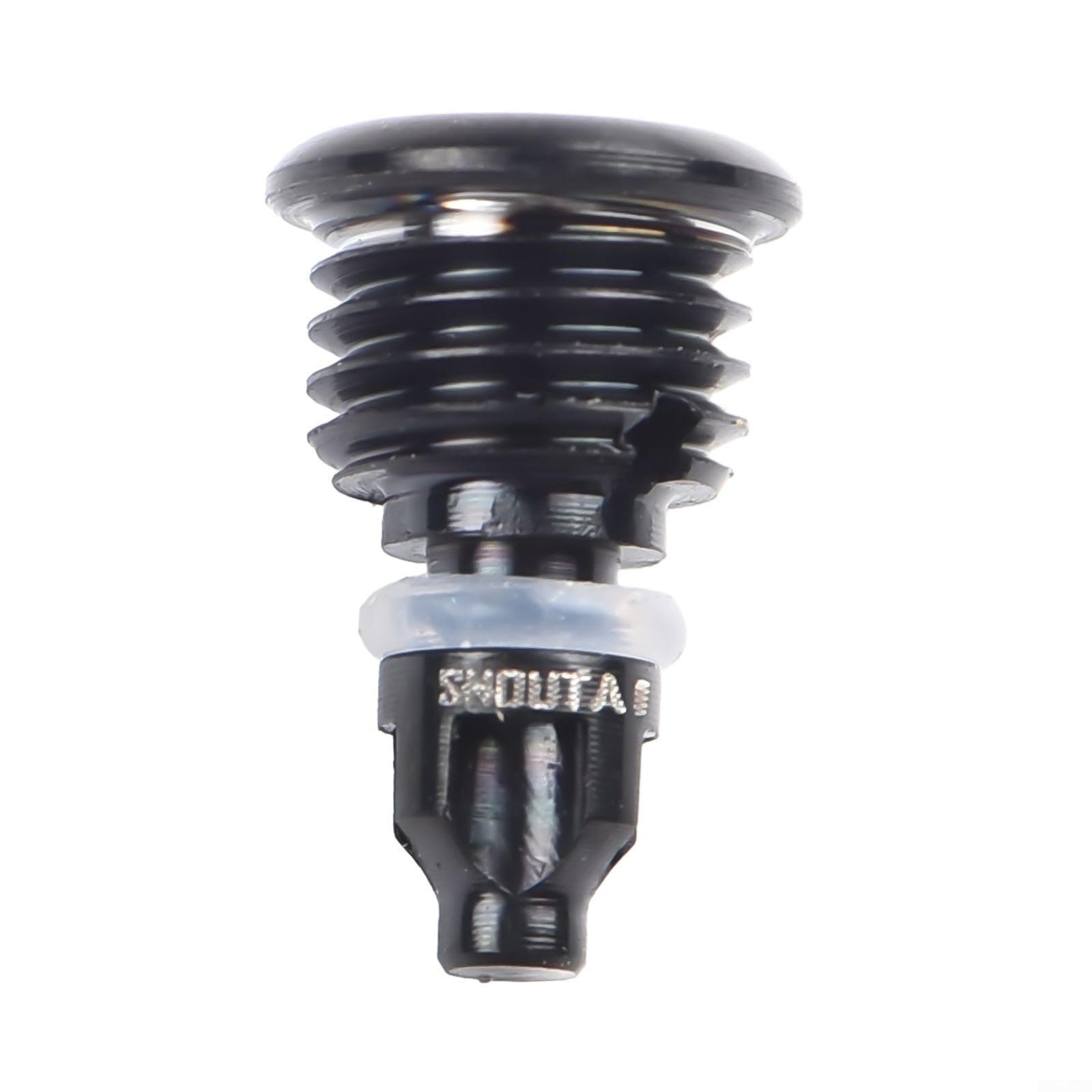2 viti di spurgo per leva del freno della bicicletta, con O-ring, per Magura MT2, MT4, MT5, MT7, MT8, in lega, design leggero, chiusura sicura, multicolore, 10 g, set di ricambio per (nero)