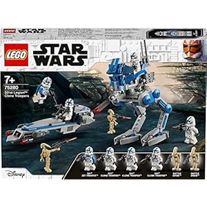 LEGO Star Wars 501st Legion Clone Troopers 75280 Building Kit, Cool Action Set for Creative Play and Awesome Building; Great Gift or Special Surprise for Kids (285 Pieces)