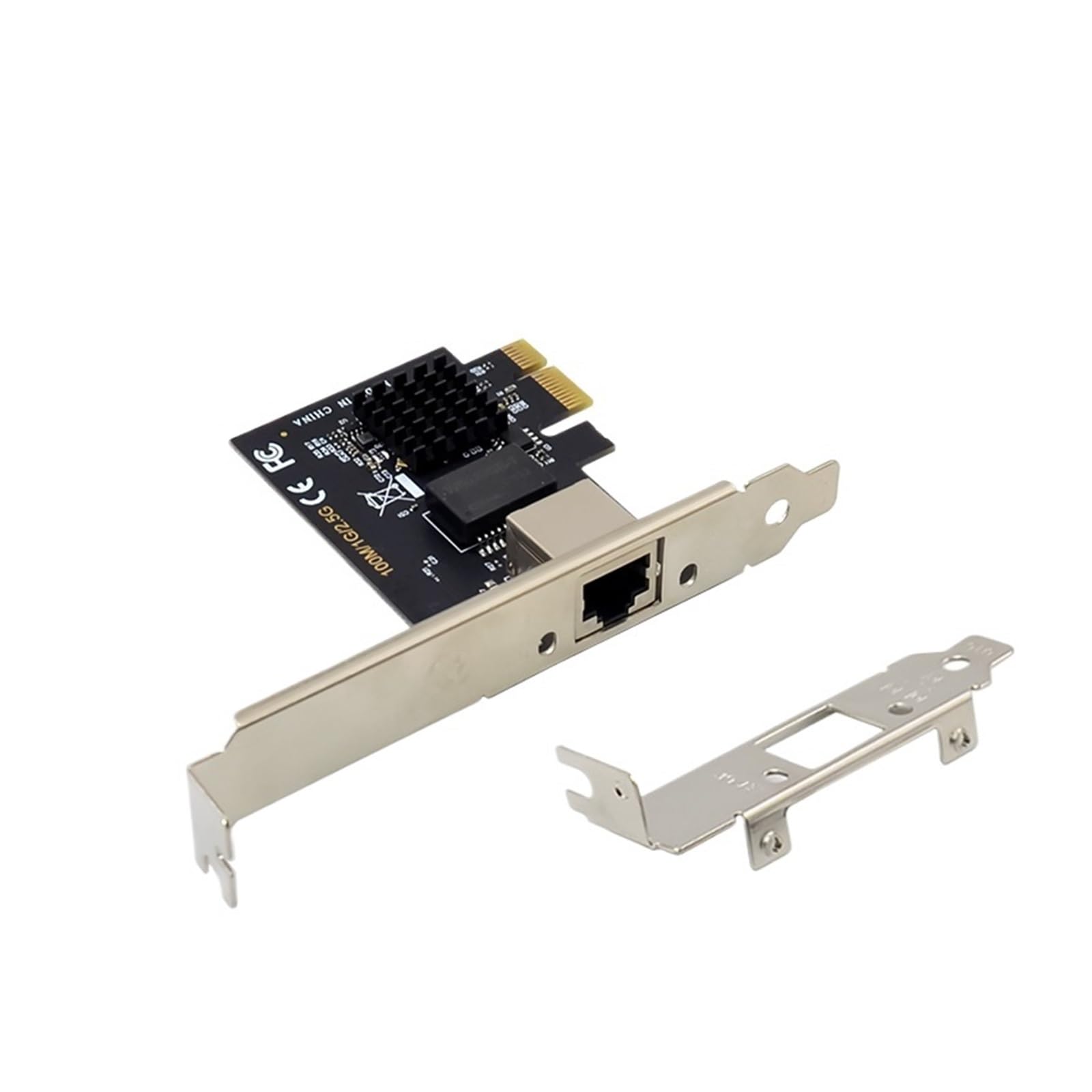 OSHZIKJII 2.5G Network Card RTL8125B Gigabit Ethernet To RJ45 Network Card 10/100/2500M 1Gbps/2.5Gbps