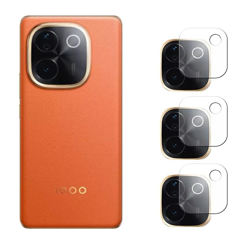 Camera Lens Protector for iQOO Z9s Pro 5G, 3D Anti-Shock/Anti-Scratch/Clear Camera Tempered Glass, Pack of 2 (B0DFQJ6984) Amazon Price History, Amazon Price Tracker