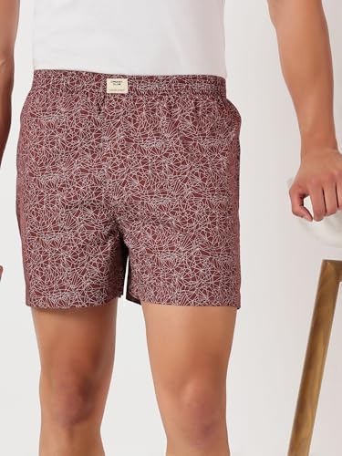 Image of Thomas Scott Men's | Cricket Club | Regular Fit | 100% Cotton | Casual | Woven | Boxer | Shorts | Pack of 3