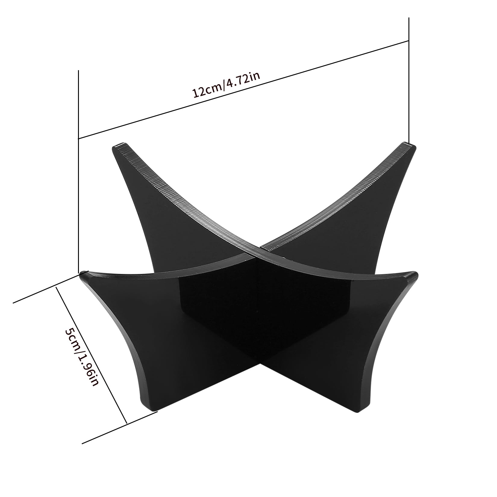 Support de Balle, 4 Pièces Support de Ballon de Football, Support de Présentoir pour Ballon de Sport en Acrylique Parent pour Basketball Volleyball Football Ballon Rugby Ball
