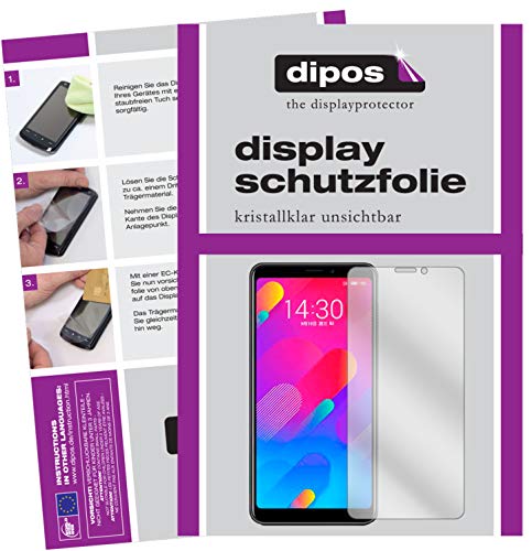 dipos I 6X Schutzfolie klar kompatibel mit Meizu V8 pro Folie Bildschirmschutzfolie
