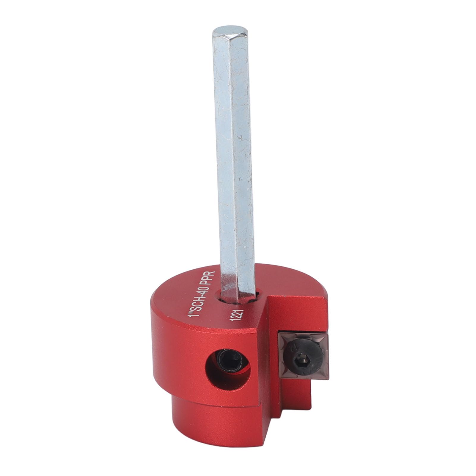 Fockety PVC Pipe Reamer Set, Aluminum PVC Fitting Saver, PVC Socket Saver for Water Lines, Plastic Pipe Fitting Reamer Drills PVC Pipe Reamer Tool for Water Lines Drain Lines Vent Lines