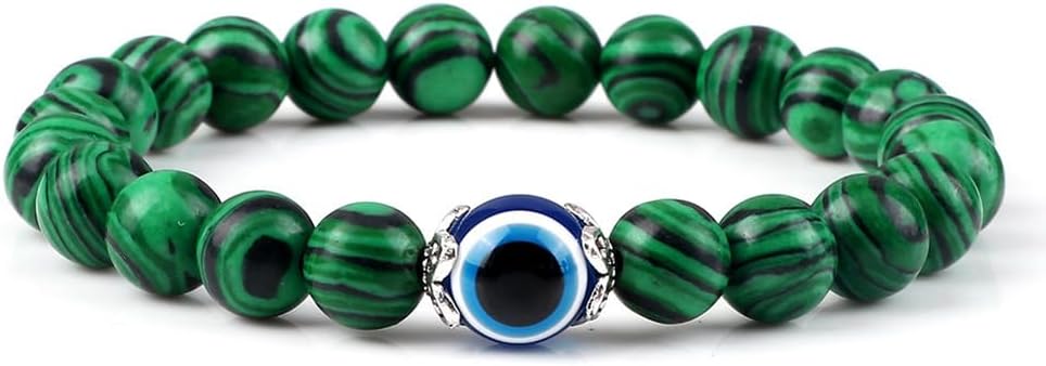 Shining Diva FashionEvil Eye Stone Unisex Bracelet for Women Girls Men Boys (15815b)