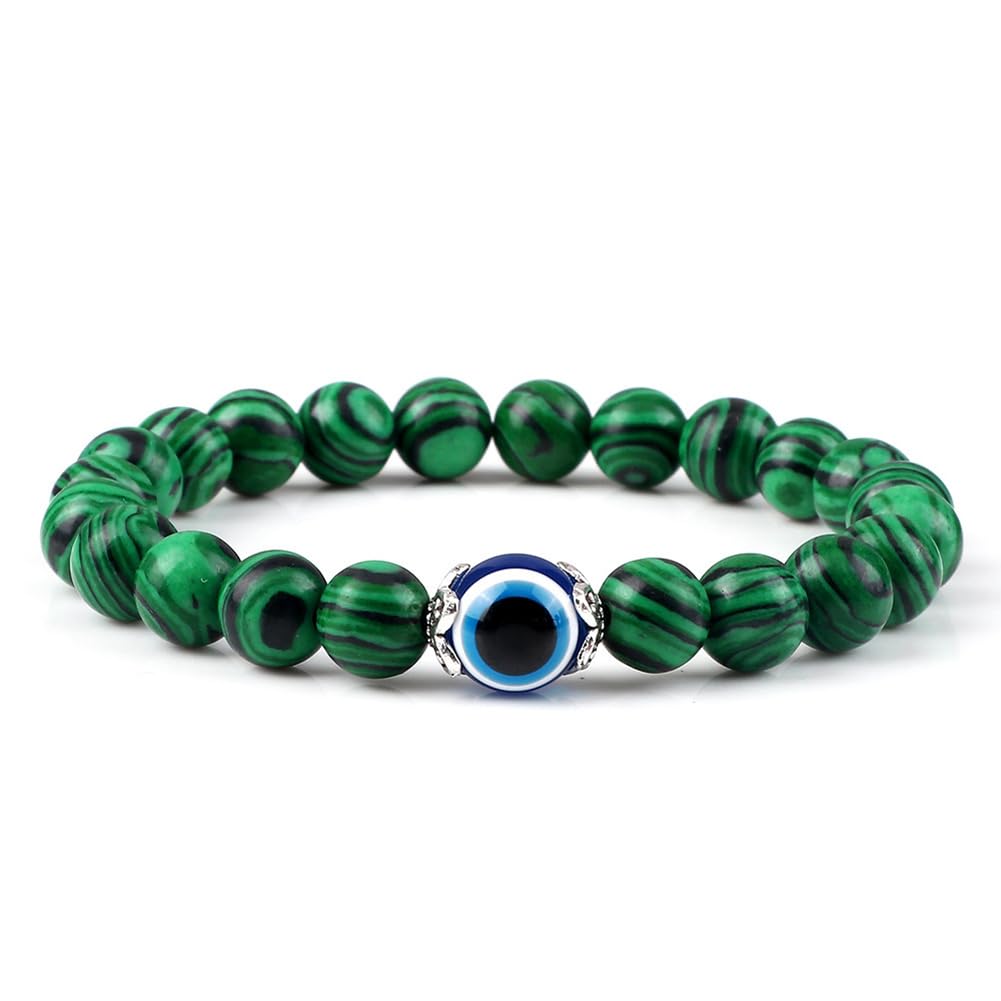 Shining Diva FashionEvil Eye Stone Unisex Bracelet for Women Girls Men Boys (15815b)