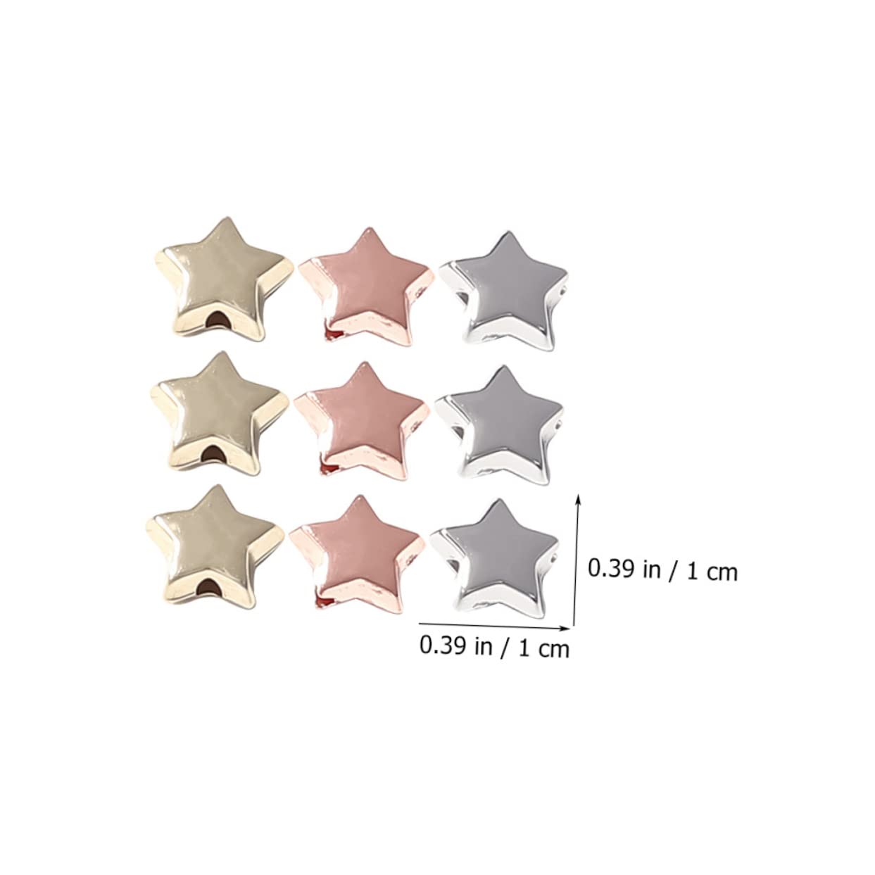 Uonlytech Cuentas Sueltas De Para Diy De Abalorios Para Joyería Manualidades Y Accesorios De Fabricación De Collares Y Pulseras 300 Piezas*5