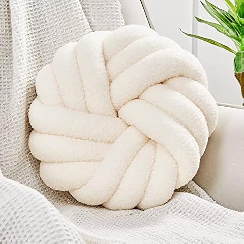Uvvyui Knot Pillows, 14" Decorative Throw Pillows Cover