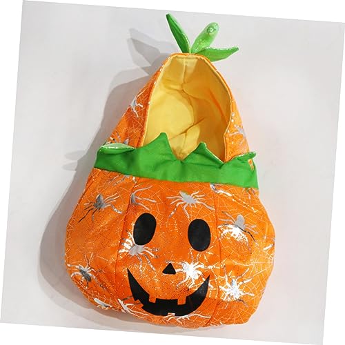 Disfraz Halloween para perro cómodo estilo calabaza miniatura 4