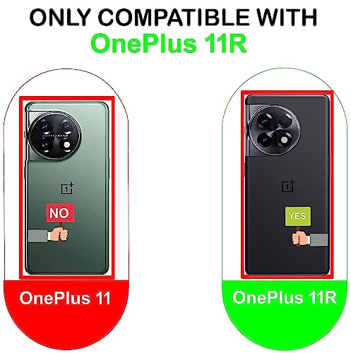 Image of A rtistque TPU Ultra Hybrid Clear Back Cover Case for Oneplus 11R 5G | Drop Protection | Transparent | Smooth Sides Grip - Black