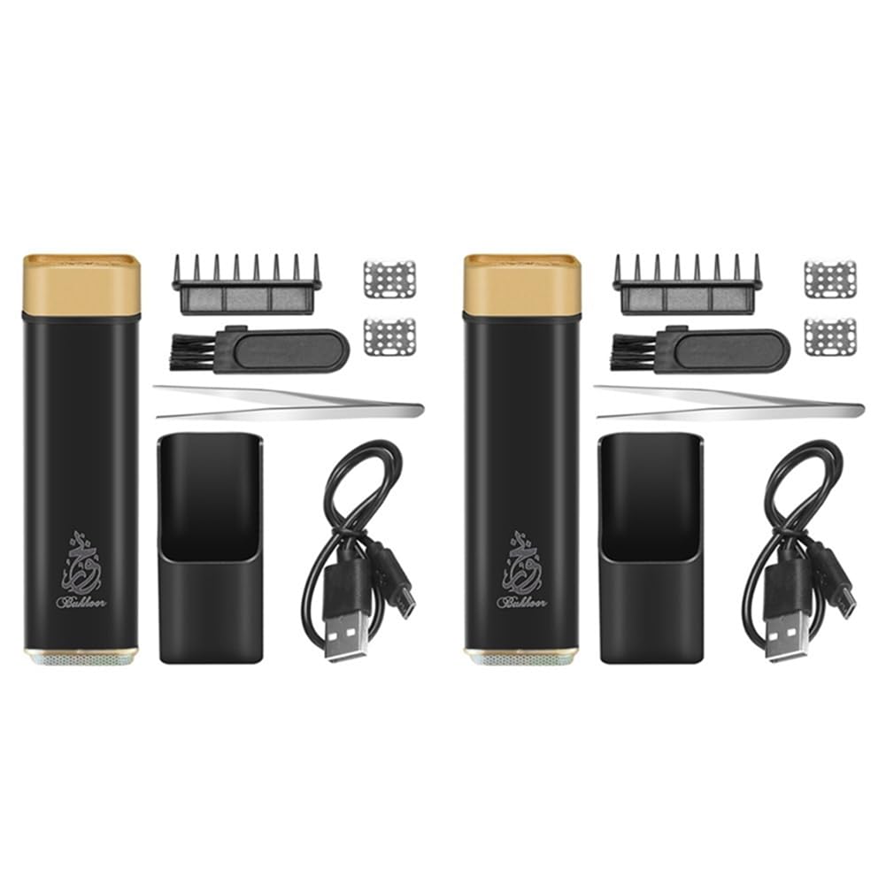2 unidades queimador de incenso USB portátil árabe mini difusor elétrico de aromaterapia