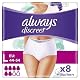 Windelhöschen für Erwachsene Always Discreet bei Inkontinenz und Wochenbett