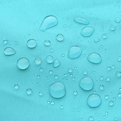 Voile d'ombrage protection UV toile extérieure étanche bleu lac - 4