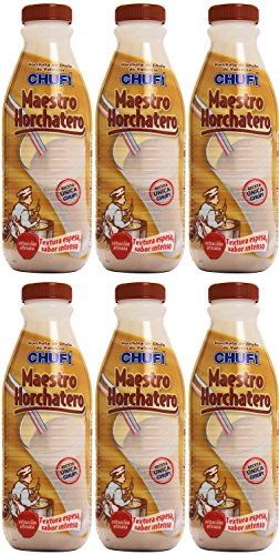 Chufi Maestro Horchatero - Horchata Textura espesa, sabor intenso, 1 L - [Pack de 6]