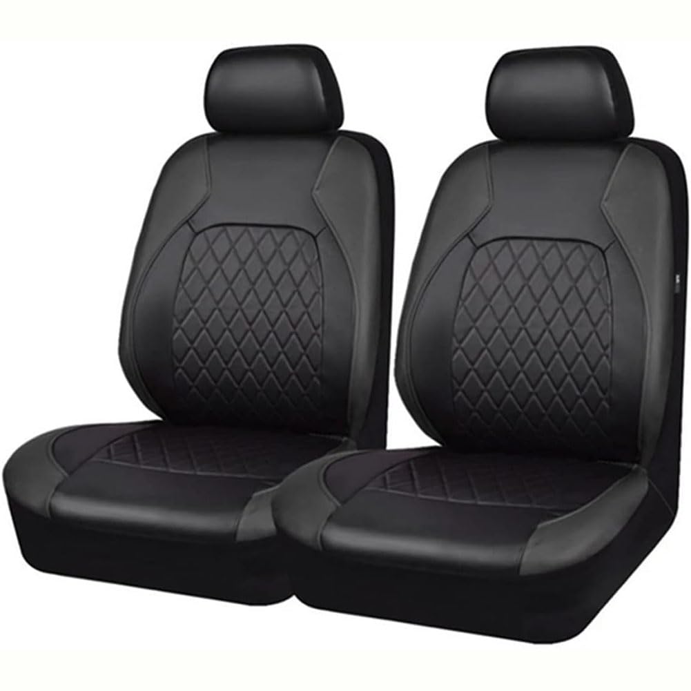 LVTFCO Auto Leder Sitzbezüge für Opel Astra H 2004-2010, 9 Stück Wasserdicht Rutschfes Sitzbezug Komplettset Allwetter Autositzbezug Vorne Hinten Schonbezüge,B/Black