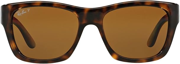 Gafas de Sol Unisex Ray-Ban Marco Color Café Claro, Lentes Marrón Gradiente, 53MM
