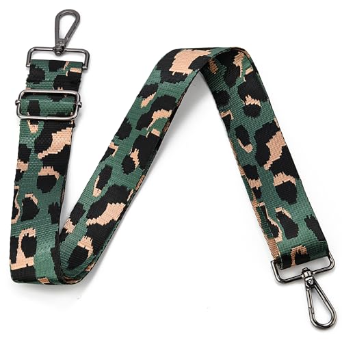 Image of Purse Strap Gold Hardware Replacement Crossbody Bag Strap, Wide Adjustable Shoulder Strap