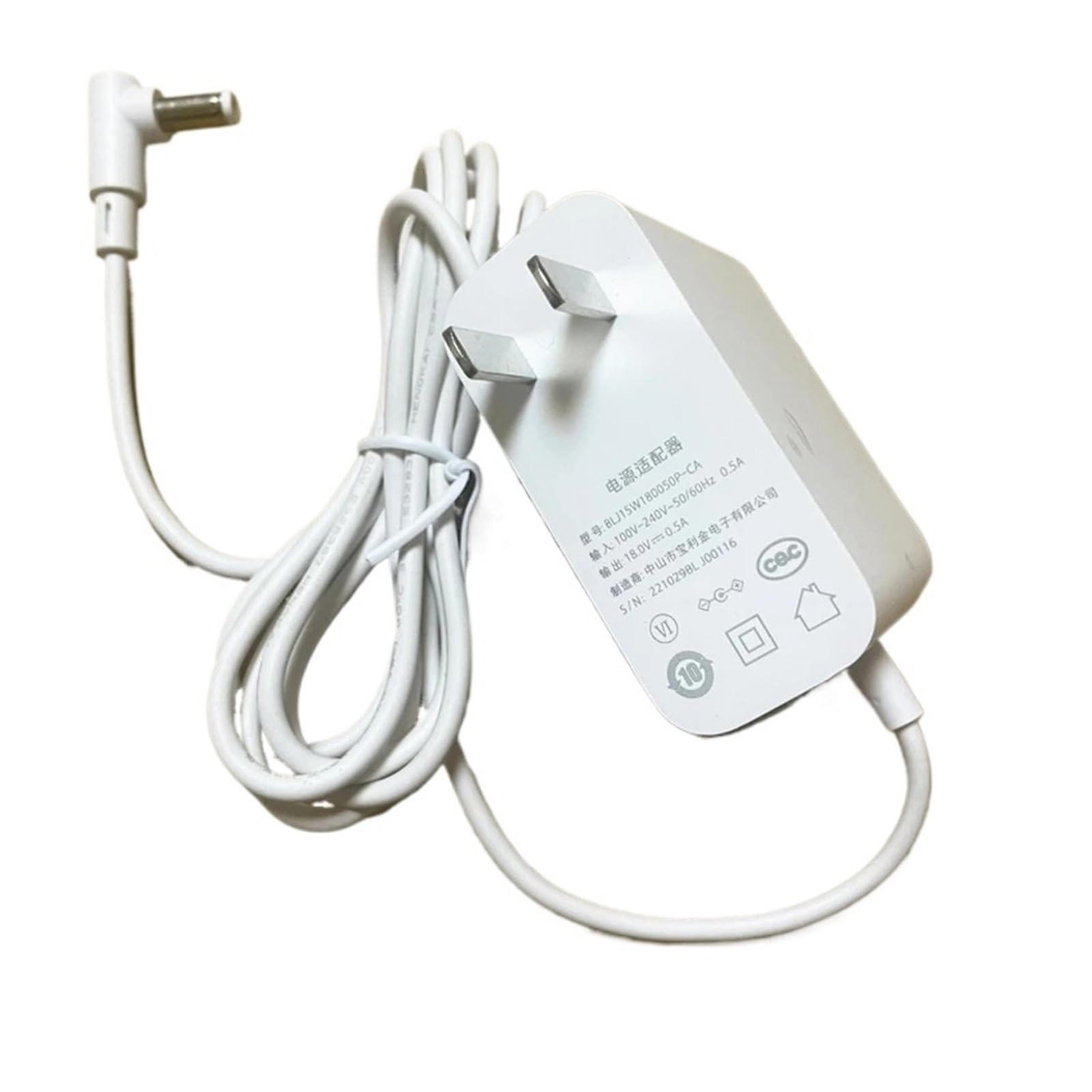 Chargeur pour MiJia For2lite aspirateur 18V 0.5A adaptateur de rechange