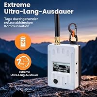 Meshnology GAT562 Pro LoRa GPS Mesh Node, 2500 mAh, 1,3 Zoll, Weiß – Ansicht 3