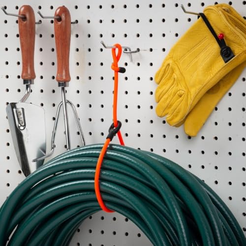 Boucle intégrée Nite Ize Gear Loopable 61 cm orange réutilisable en caoutchouc pour fixation - 4