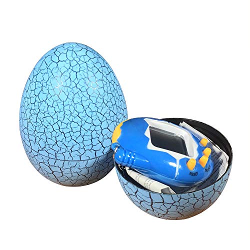 Yidarton Electronic Pets Child Toy Key Tumbler Dinosaur Egg Virtual Pets (Blue)