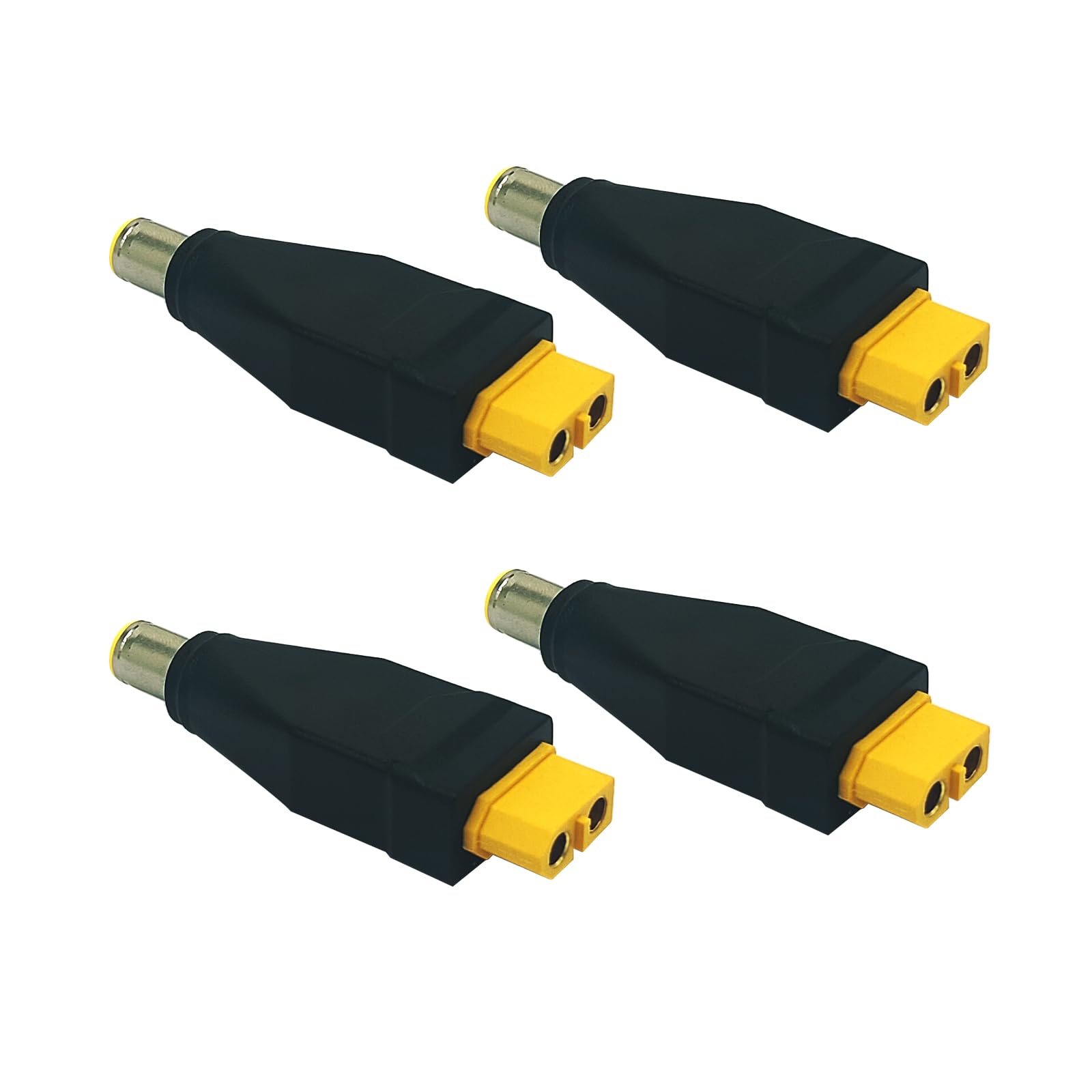4Pcs New Upgraded XT60 Connector XT60 Female to DC 7909 Male Adapter Connector Extender for RC Car,FPV Drone,LiPo Battery,Laptop Power Supplies, etc