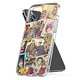 Case Phone Compatible with Samsung iPhone Ace 8 Attorney 7 Collage 12 X Xr 11 Pro Max Se 2020 13 14 Scratch Accessories Waterproof Transparent
