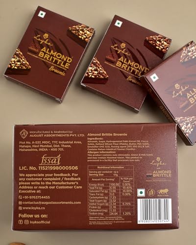 Image of Hyperfoods Chocolates Gift Pack Chocolates Combo Pack Chocolate Gift Hamper Chocolate Gift Box Almond Brittle Brownie 180Gm