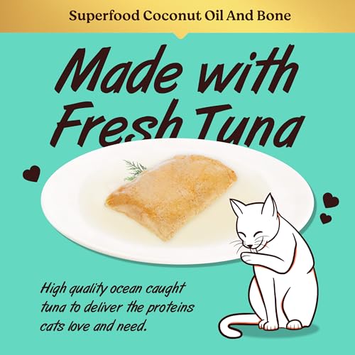 Image of Kennel Kitchen Grain Free Wet Cat Food for Adults and Kittens, Tuna in Jelly, Gravy Pet Food for Cats No Artificial Flavors, Colors or Preservatives 4 Pouches (4 x 80 GMS)