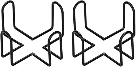 LATRAT 2 Stück Eisen Untersetzer Halter Ständer Metall Serviettenhalter Tasse Rack Halterung für Sowohl Runde Und Quadratische Untersetzer