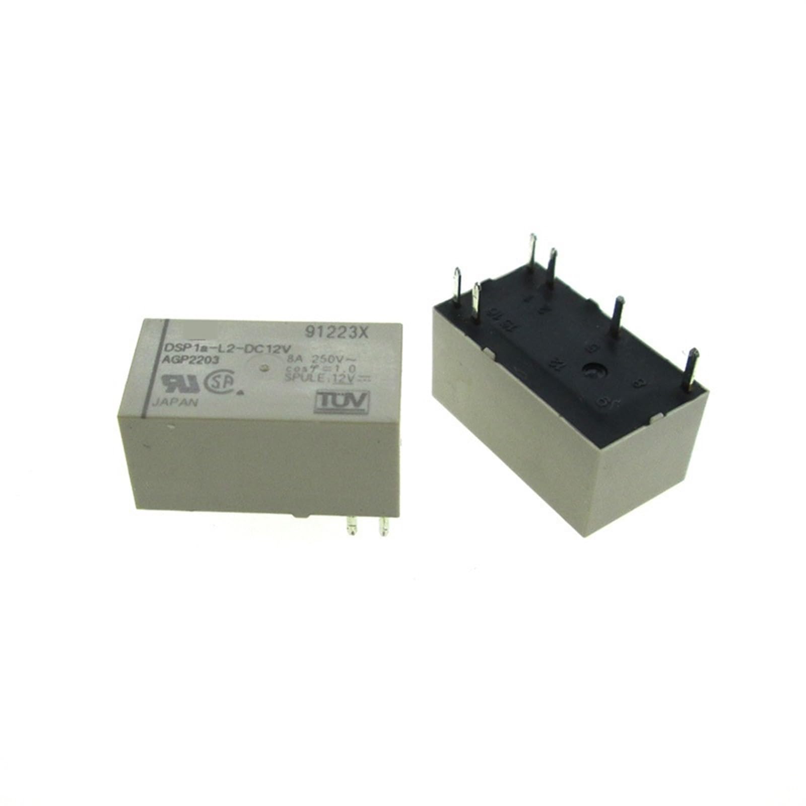 Relais DSP1a-L2-DC12V 12VDC 6PIN pour circuit imprimé