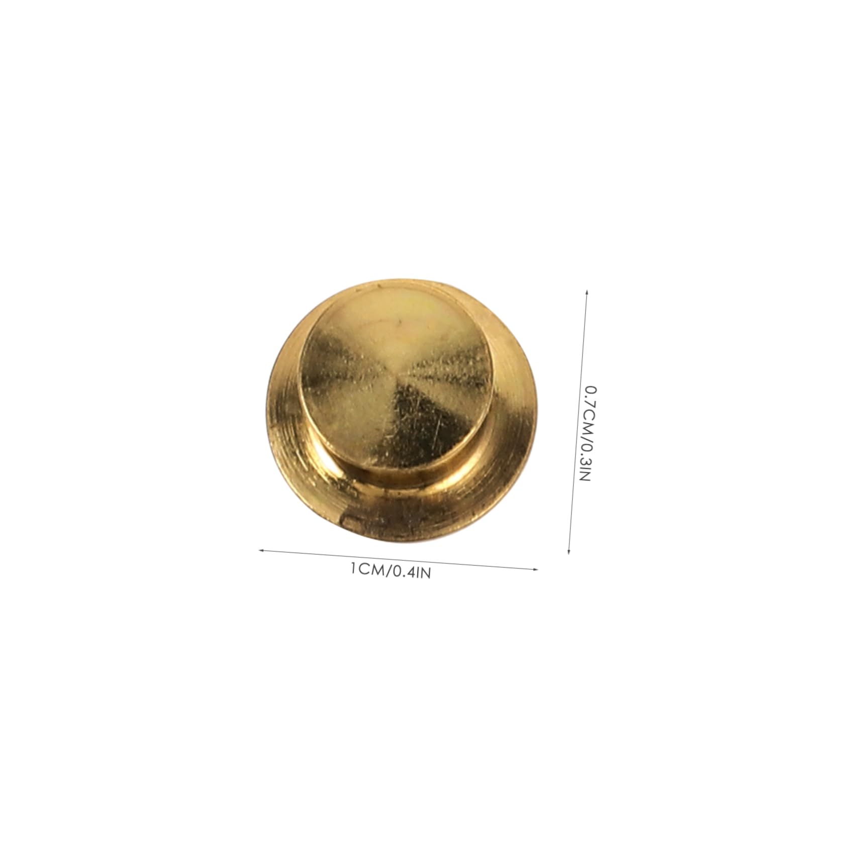 HOMSFOU 3 Boxen Lapel Pin Backs Legierung Goldene Sicherheitsnadel für Broschen Anstecknadeln Namensschilder Installieren und Sicher zu Verwenden