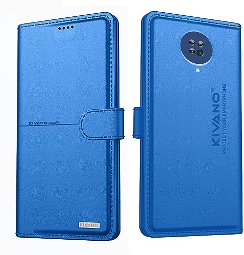 Image of KIVANO Compatible with Nokia G20 Flip Cover | Leather Finish | Inside Pockets & Inbuilt Stand | Shockproof Wallet Style Magnetic Closure Back Cover Case