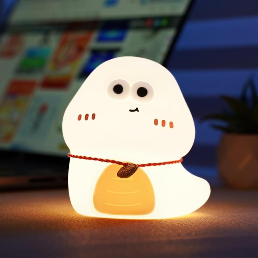 Desidiya Rechargeable Silicone Snake Night Light Touch-Control LED Light with Color-Changing Feature, Multicolor Nightlight for Kids' Bedroom Decor, Perfect for Sister, Loved Ones