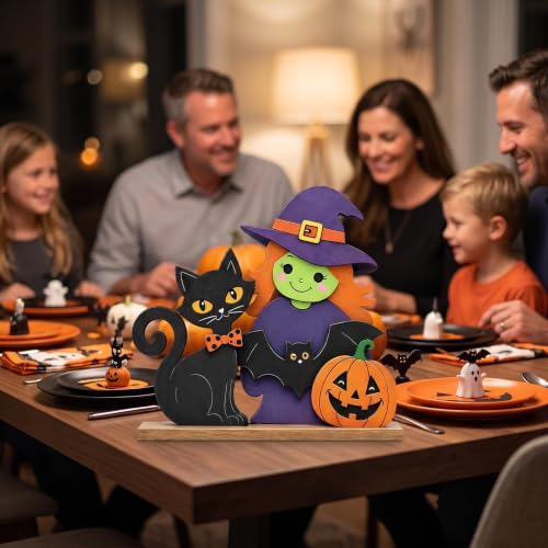 Halloween Decor, Cute Vintage Table Centerpieces for Office and Home Party — view 2