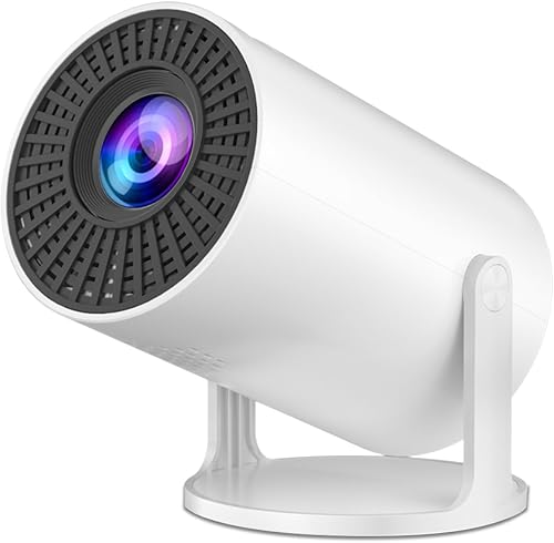 Proyector portátil 1080P de pantalla de 130 pulgadas Proyección compatible con 4K Espejo estable con cable con HDMIUSB Mini proyector para