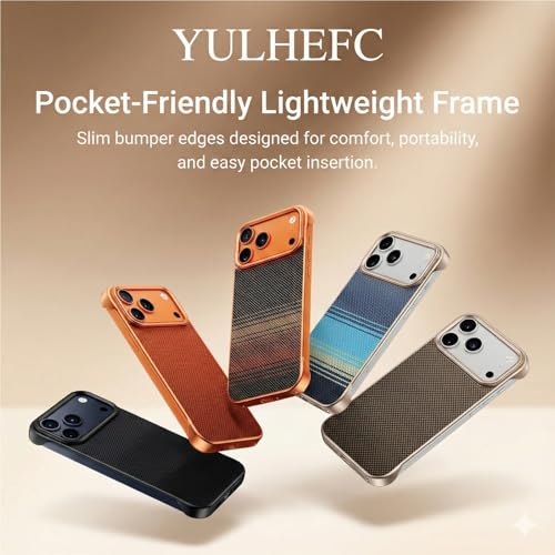 Coque fibre d aramide 600D premium et fine pour iPhone 17 Pro
